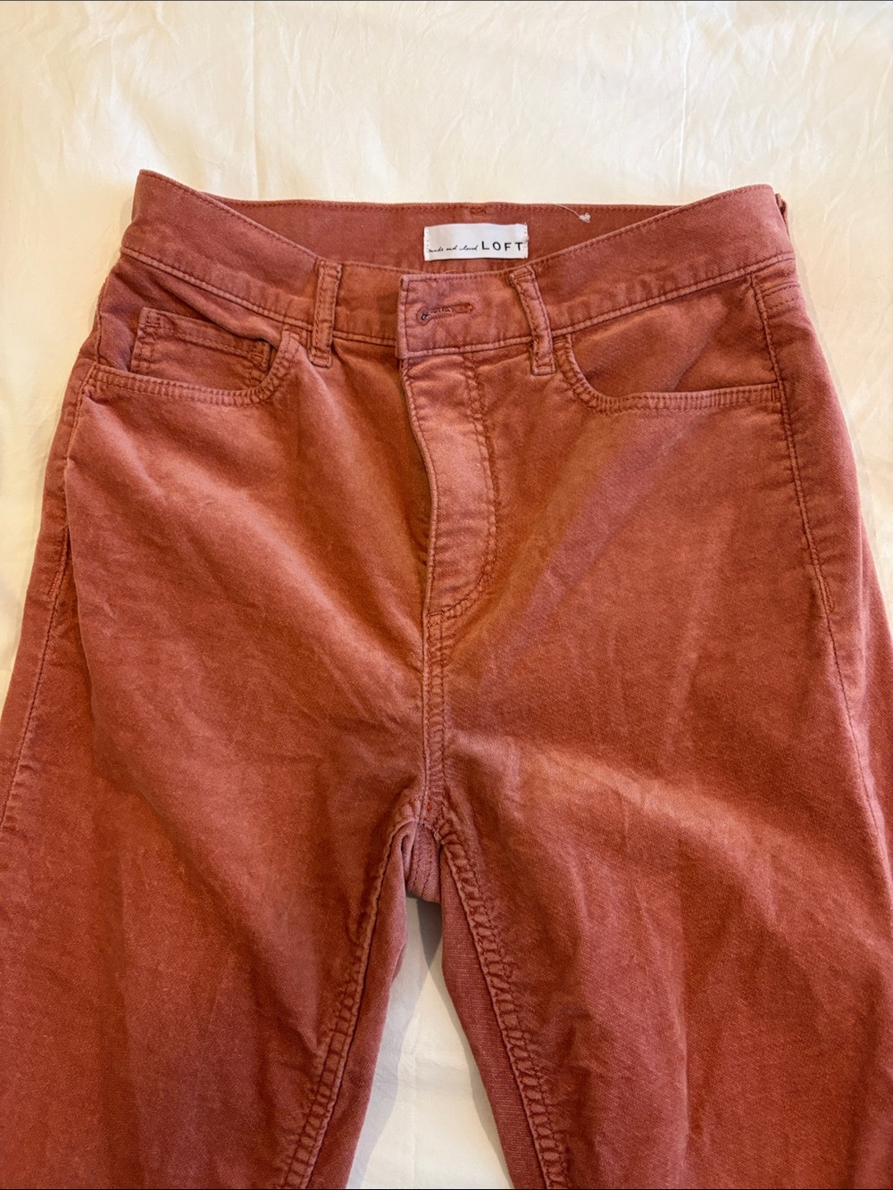 LOFT velour jeans
